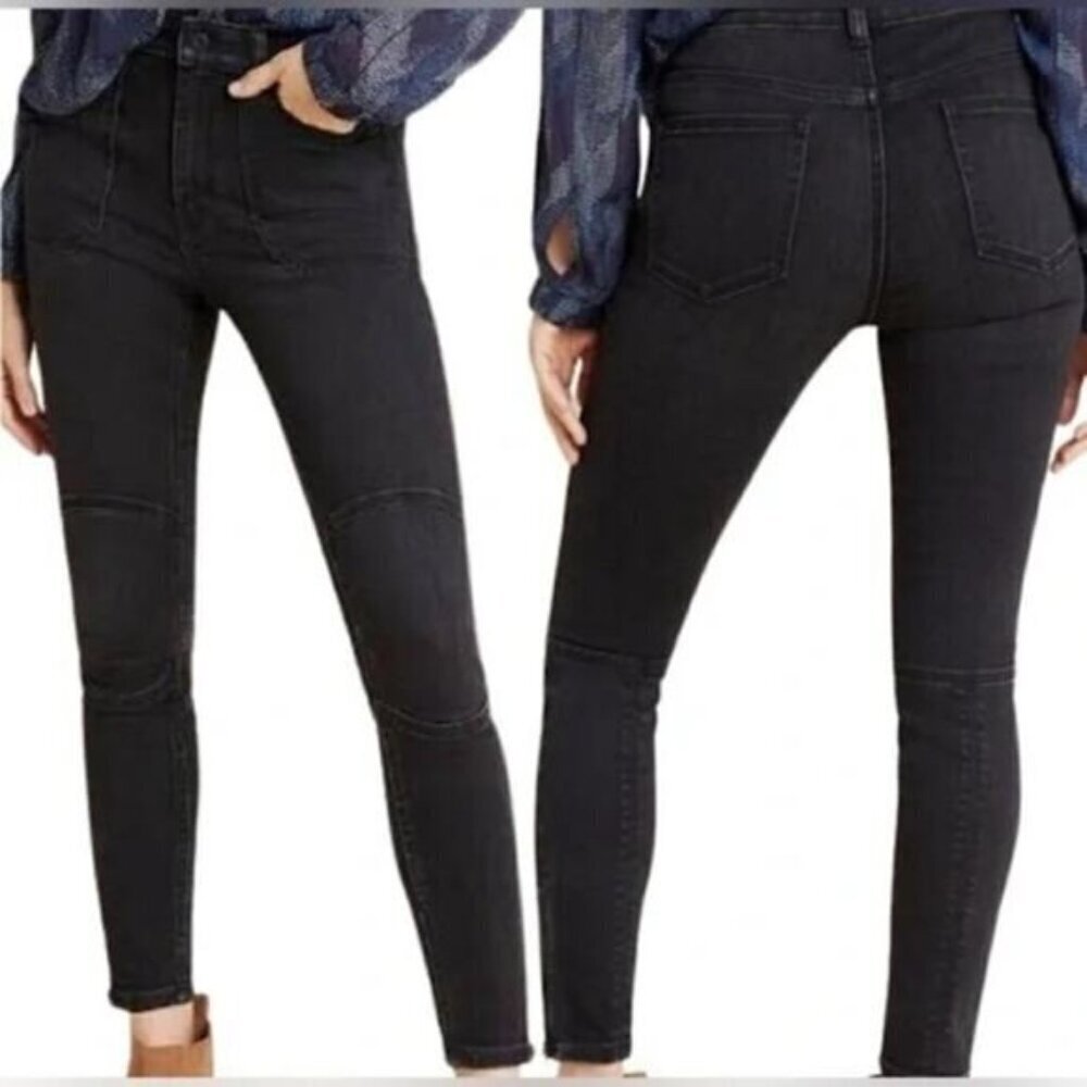 Anthropologie Pilcro And The Letterpress High-Rise Ankle Denim Legging Size 25